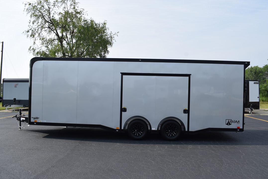 New ATC 8.5x24 ROM450 CAR / RACE HAULER / BATHROOM / SINK / MICRO / REF.