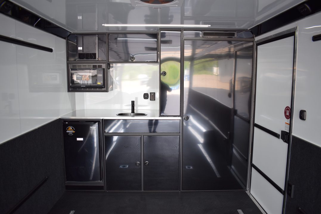 New ATC 8.5x24 ROM450 CAR / RACE HAULER / BATHROOM / SINK / MICRO / REF.