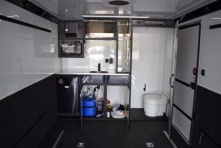 New ATC 8.5x24 ROM450 CAR / RACE HAULER / BATHROOM / SINK / MICRO / REF.