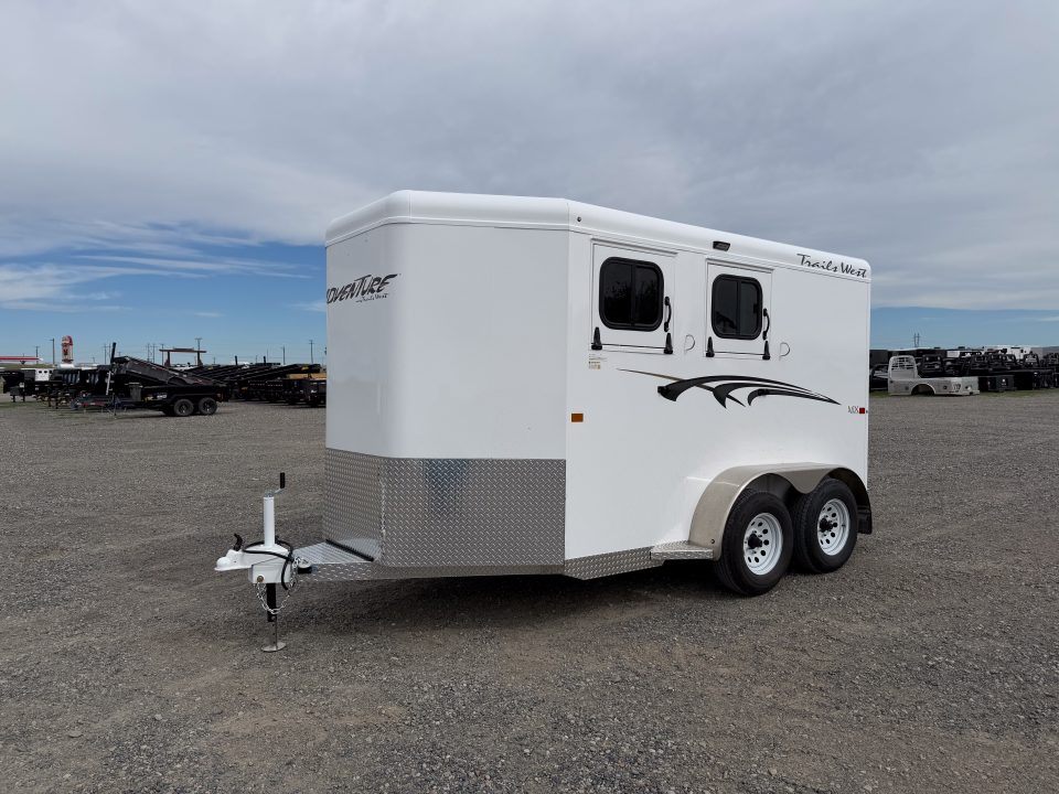 New 2027 Trails West 2H Adventure MX BH Horse Trailer