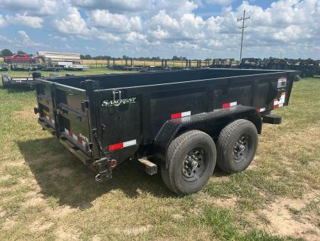 New 2027 Big Tex 83x12 Tandem 14K Dump w/ 2' Sides & Slide In Ramps