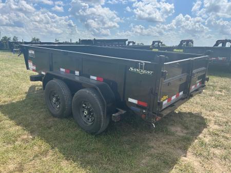 New 2027 Big Tex 83x12 Tandem 14K Dump w/ 2' Sides & Slide In Ramps