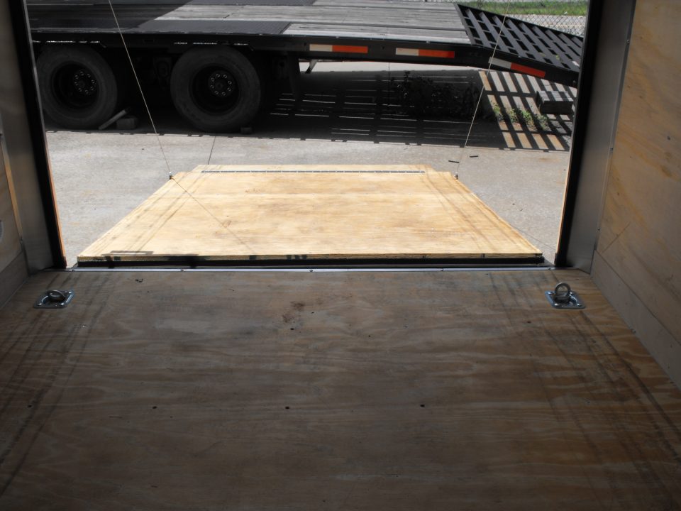 New Enclosed Trailer 7 x 12 Ramp Door 7' Interior White In Color