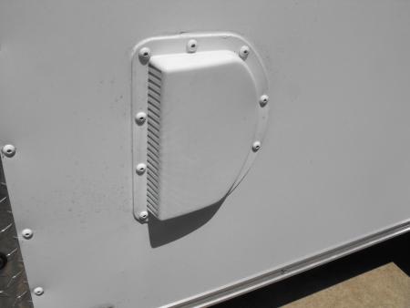 New Enclosed Trailer 7 x 12 Ramp Door 7' Interior White In Color