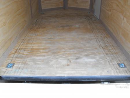 New Enclosed Trailer 7 x 12 Ramp Door 7' Interior White In Color