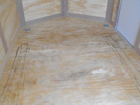 New Enclosed Trailer 7 x 12 Ramp Door 7' Interior White In Color
