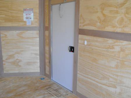 New Enclosed Trailer 7 x 12 Ramp Door 7' Interior White In Color