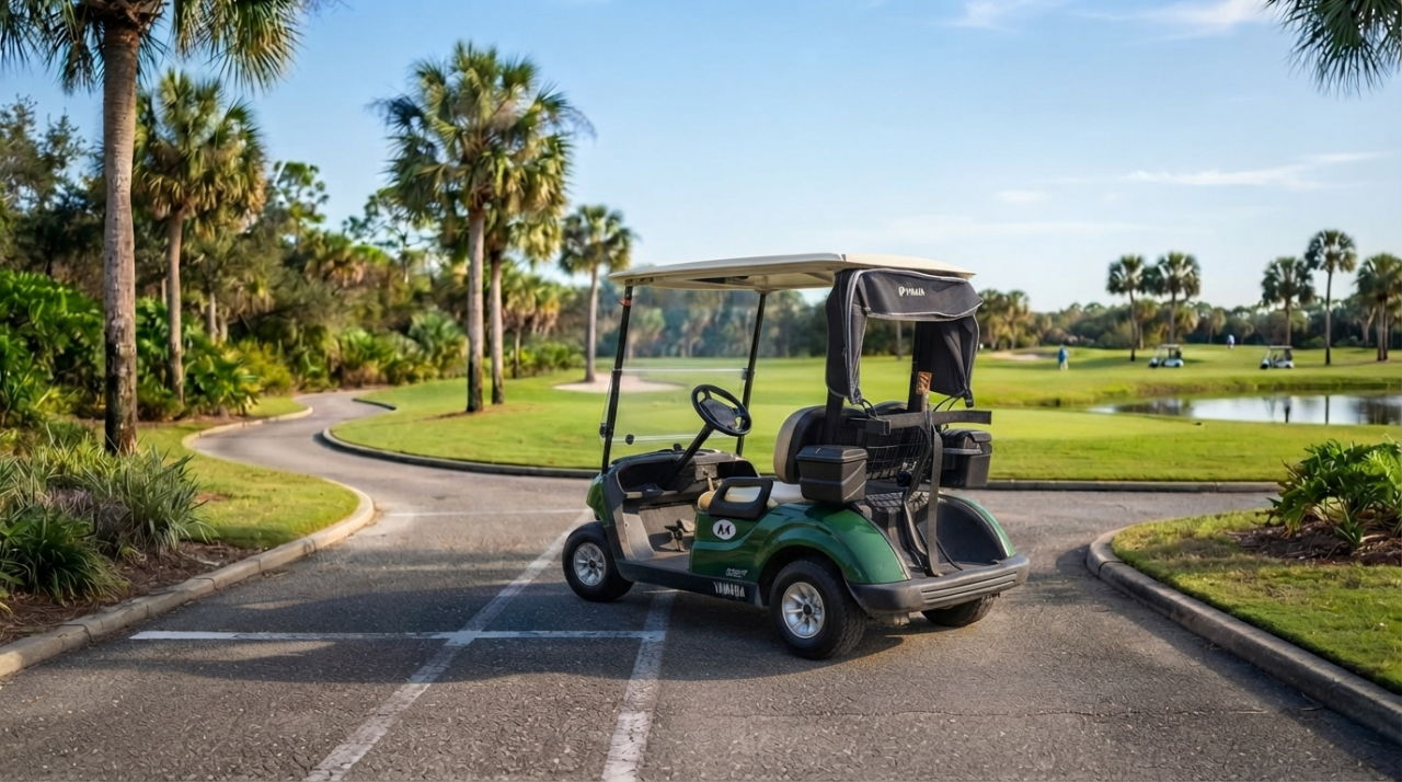 Used 2021 Yamaha EFI QuietTech 2-Seater Gas Golf Cart