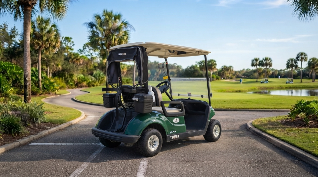 Used 2021 Yamaha EFI QuietTech 2-Seater Gas Golf Cart
