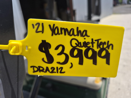 Used 2021 Yamaha EFI QuietTech 2-Seater Gas Golf Cart