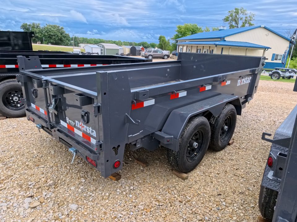 New 2027 Norstar 72 x 12 DCB Dump Trailer with 10K GVWR, ST225/75 R15 LRD 8 Ply Tires