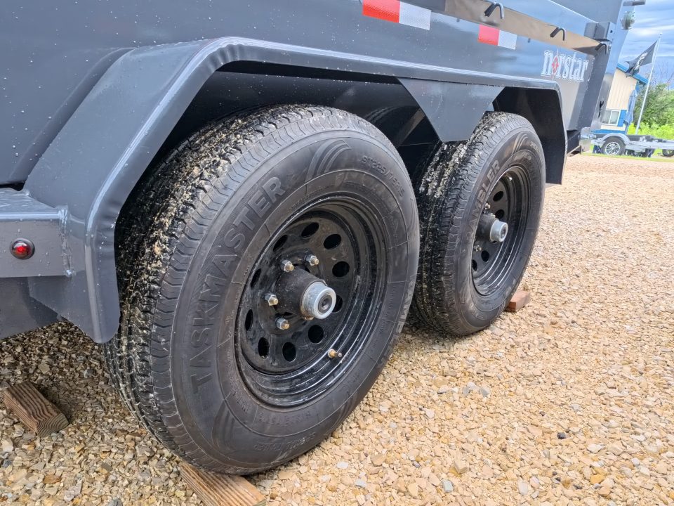 New 2027 Norstar 72 x 12 DCB Dump Trailer with 10K GVWR, ST225/75 R15 LRD 8 Ply Tires