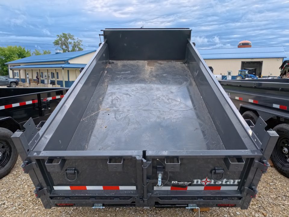 New 2027 Norstar 72 x 12 DCB Dump Trailer with 10K GVWR, ST225/75 R15 LRD 8 Ply Tires