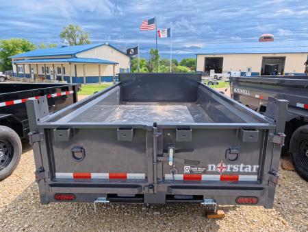 New 2027 Norstar 72 x 12 DCB Dump Trailer with 10K GVWR, ST225/75 R15 LRD 8 Ply Tires