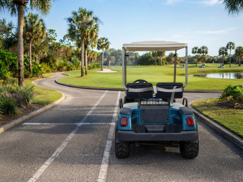 Used 2002 Yamaha Golf Cart for Sale - Lifted & Upgraded Golf Cart