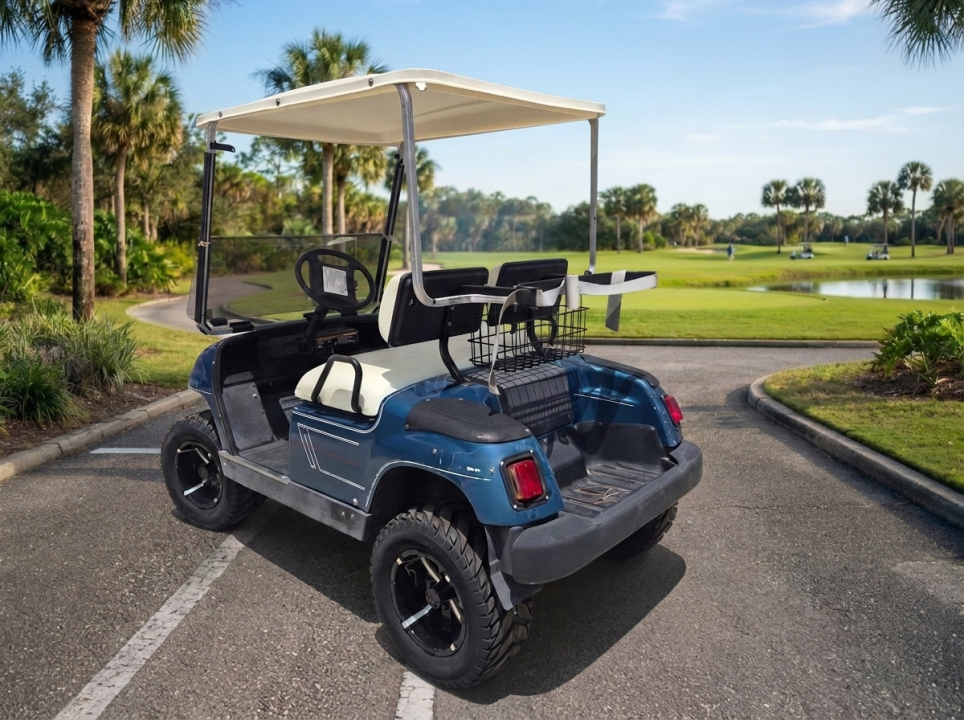 Used 2002 Yamaha Golf Cart for Sale - Lifted & Upgraded Golf Cart