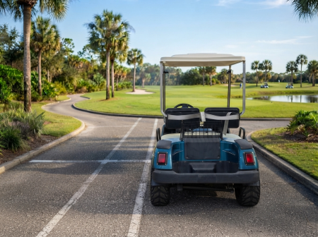 Used 2002 Yamaha Golf Cart for Sale - Lifted & Upgraded Golf Cart