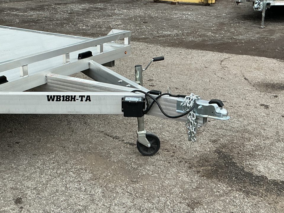 New 2027 Aluma WB18H-TA 96" x 18' Drive Over Fender Series Car / Racing Trailer