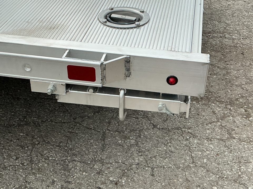 New 2027 Aluma WB18H-TA 96" x 18' Drive Over Fender Series Car / Racing Trailer