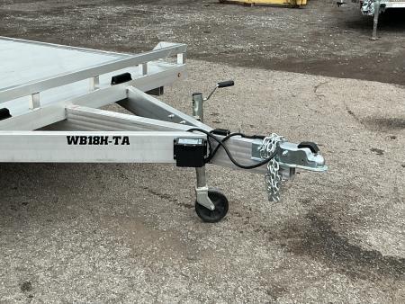 New 2027 Aluma WB18H-TA 96" x 18' Drive Over Fender Series Car / Racing Trailer