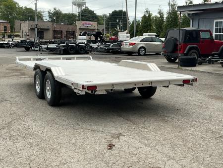 New 2027 Aluma WB18H-TA 96" x 18' Drive Over Fender Series Car / Racing Trailer