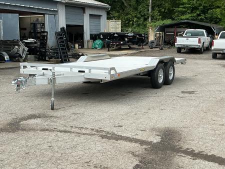 New 2027 Aluma WB18H-TA 96" x 18' Drive Over Fender Series Car / Racing Trailer