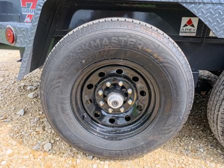 New 2027 Iron Bull 83 x 14 DWB Dump Trailer with 14,999 lb. GVWR, 10 Ply Tires, Adj.2 5/16" Coupler, Slide In Aluminum Ramps