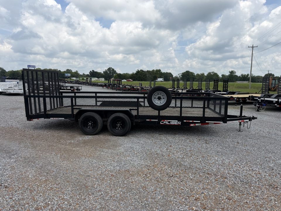 Used 2022 Caliber 83"X20' 10K GVWR Landscape Trailer