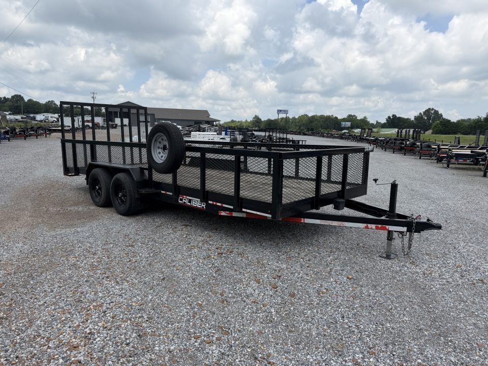 Used 2022 Caliber 83"X20' 10K GVWR Landscape Trailer