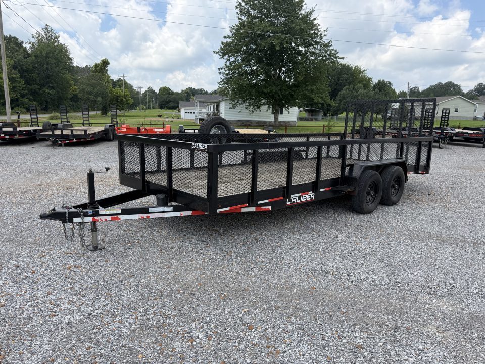 Used 2022 Caliber 83"X20' 10K GVWR Landscape Trailer