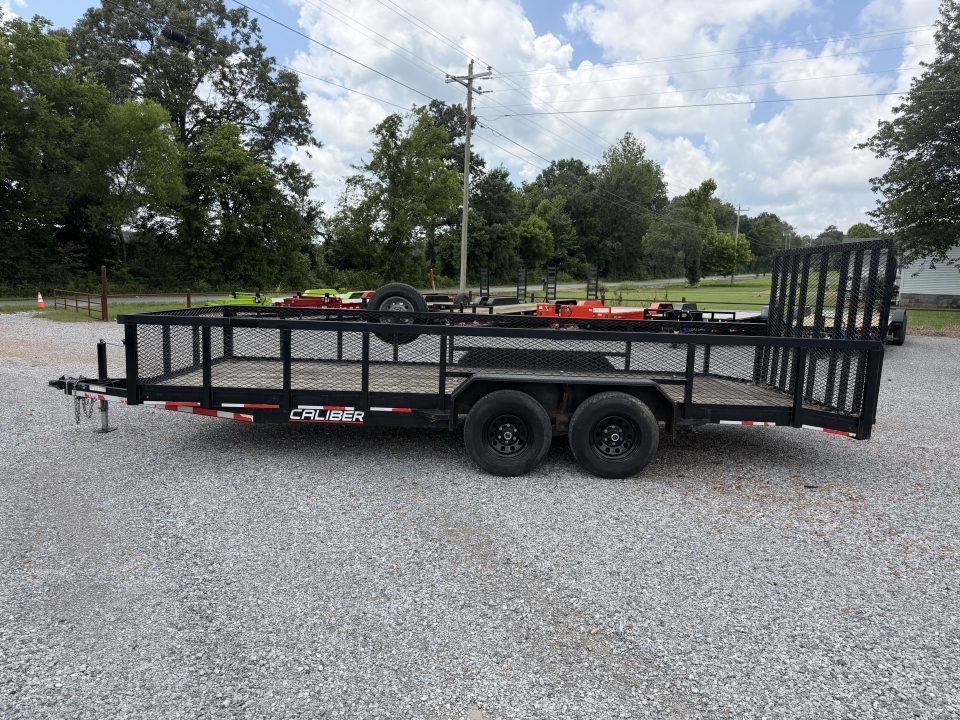 Used 2022 Caliber 83"X20' 10K GVWR Landscape Trailer
