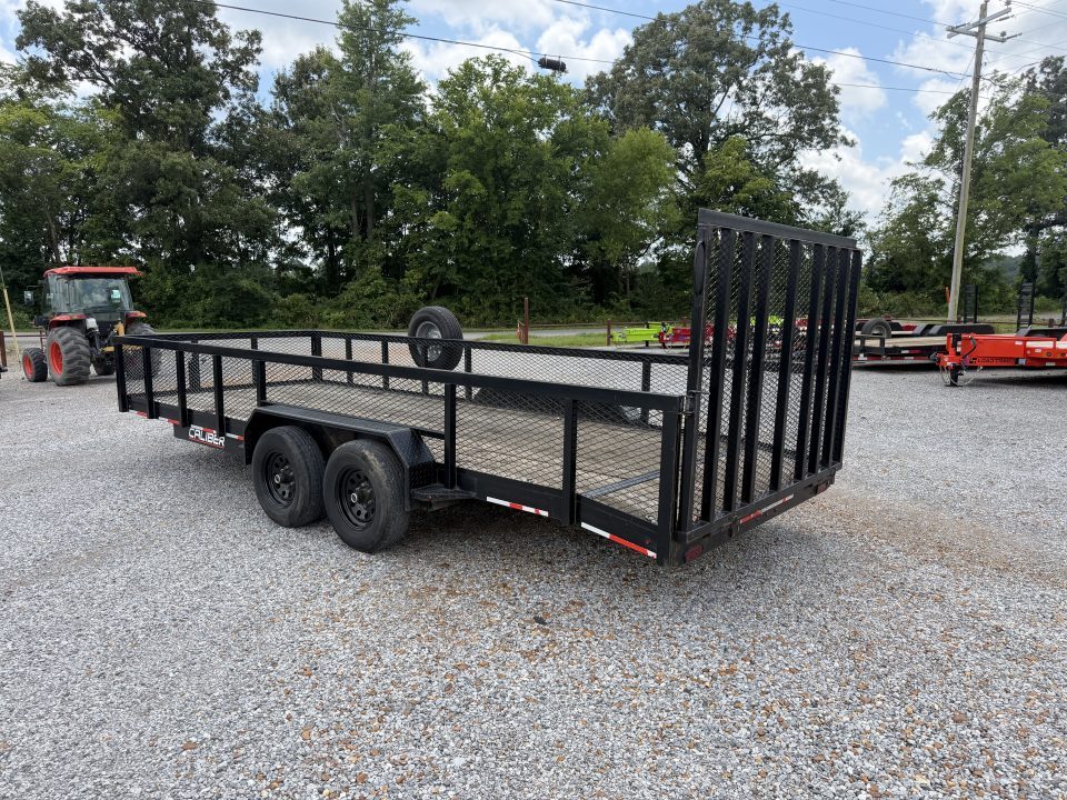 Used 2022 Caliber 83"X20' 10K GVWR Landscape Trailer