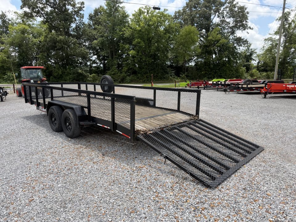 Used 2022 Caliber 83"X20' 10K GVWR Landscape Trailer