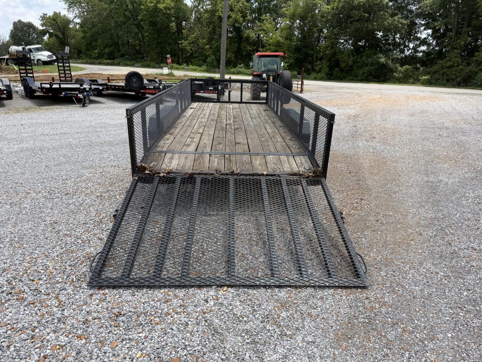 Used 2022 Caliber 83"X20' 10K GVWR Landscape Trailer