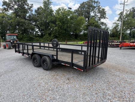 Used 2022 Caliber 83"X20' 10K GVWR Landscape Trailer