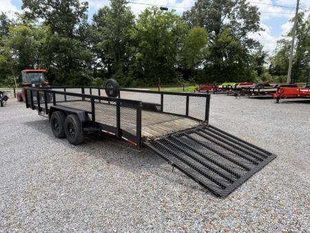 Used 2022 Caliber 83"X20' 10K GVWR Landscape Trailer