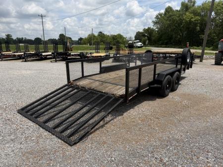 Used 2022 Caliber 83"X20' 10K GVWR Landscape Trailer