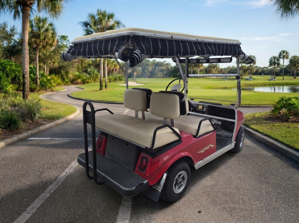 Used 1991 Electric Club Car - 4-Seater with All-Weather Enclosure