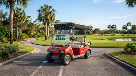 Used 1991 Electric Club Car - 4-Seater with All-Weather Enclosure