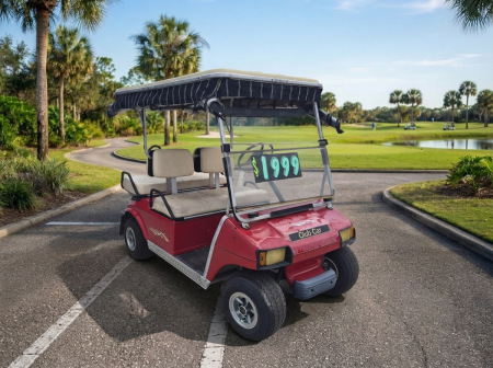 Used 1991 Electric Club Car - 4-Seater with All-Weather Enclosure