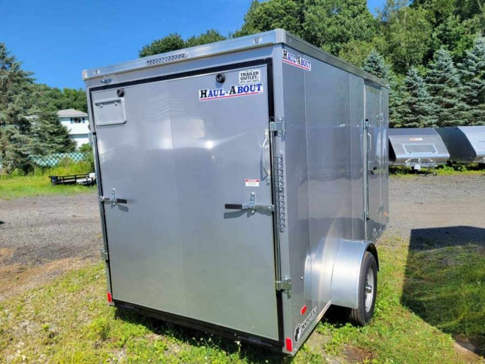 New 6X12 Enclosed Trailer, 66 interior height, ramp, side door, 2,990gvwr. #008331