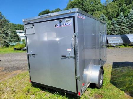 New 6X12 Enclosed Trailer, 66 interior height, ramp, side door, 2,990gvwr. #008331