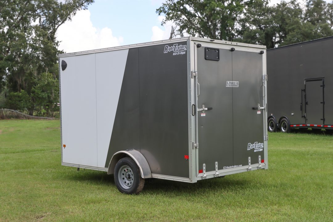 Used 2020 7X12 EZ Hauler CARGO TRAILER