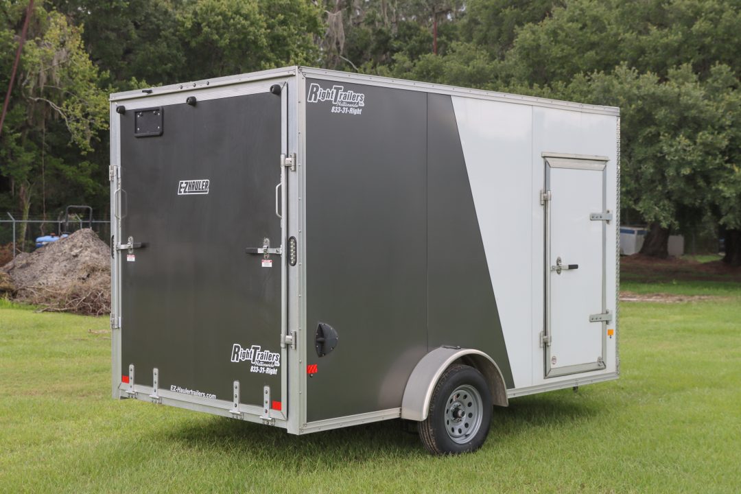 Used 2020 7X12 EZ Hauler CARGO TRAILER