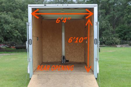 Used 2020 7X12 EZ Hauler CARGO TRAILER