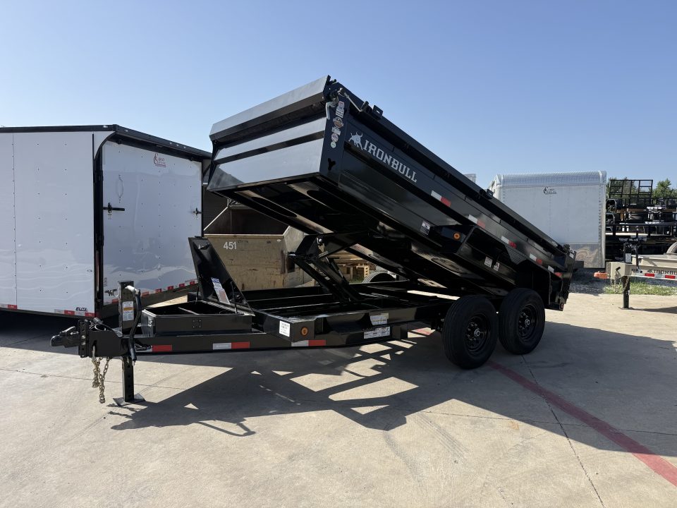 New 2027 Iron Bull DTB 7'x14'x2' Dump Trailer