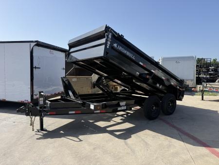 New 2027 Iron Bull DTB 7'x14'x2' Dump Trailer