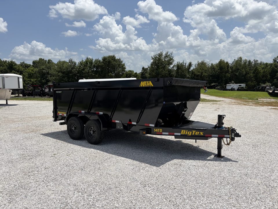 New 2027 15.4K Big Tex 14TD TANDEM TELESCOPIC DUMP W/ 4' SIDES/ 7GA FLOOR/ 83X16