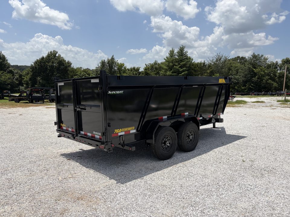 New 2027 15.4K Big Tex 14TD TANDEM TELESCOPIC DUMP W/ 4' SIDES/ 7GA FLOOR/ 83X16