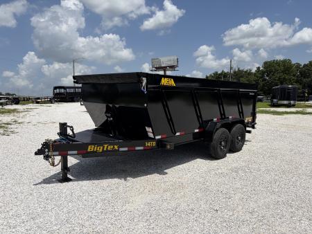 New 2027 15.4K Big Tex 14TD TANDEM TELESCOPIC DUMP W/ 4' SIDES/ 7GA FLOOR/ 83X16